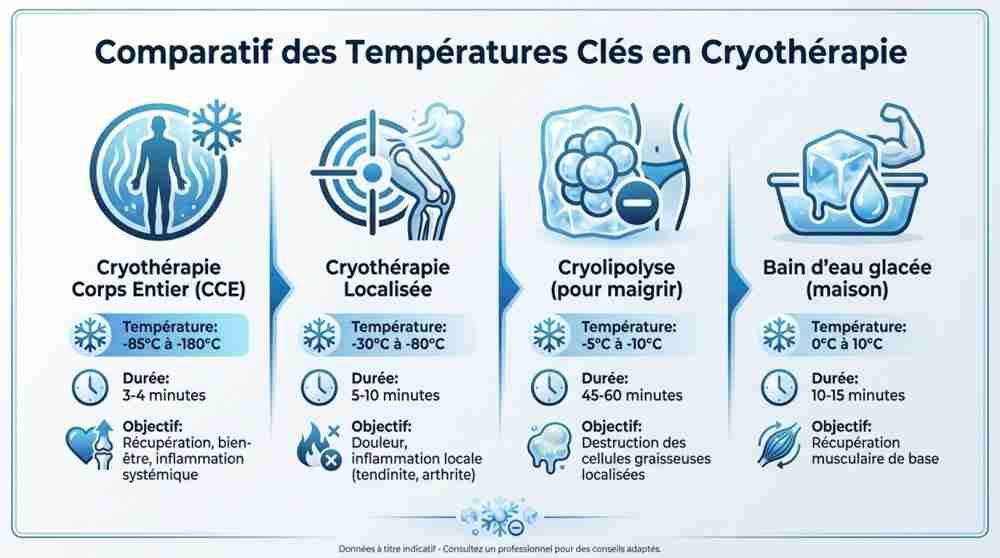cryothérapie température