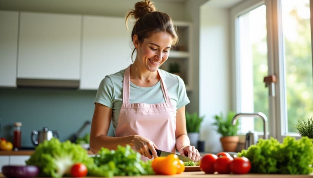 Femme en cuisine